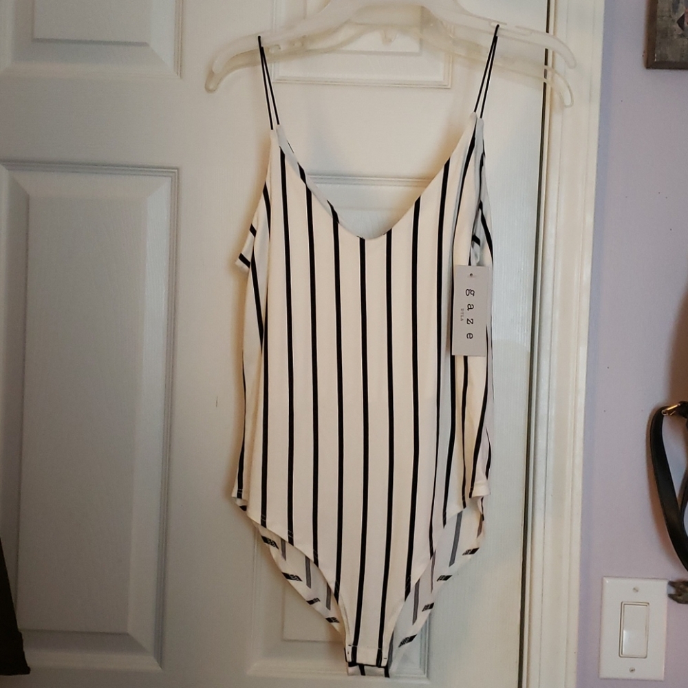 Striped Bodysuit